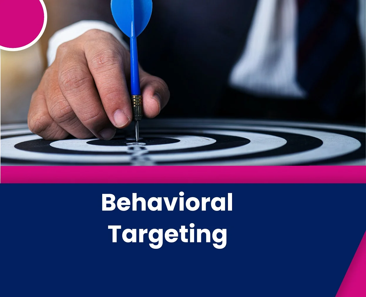 Which of the following is true about behavioral targeting? Shopify Agency